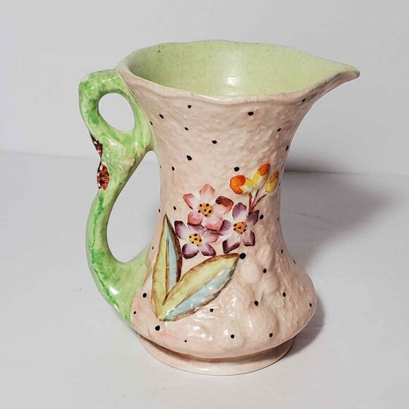 James Kent Annette Pitcher Pink Flowers Berries Vintage - Picture 8 of 8